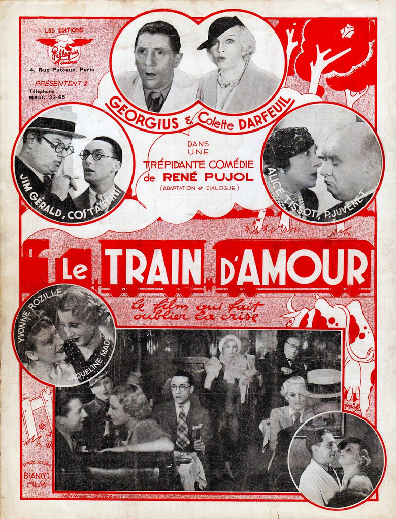 Le train d'amour poster background