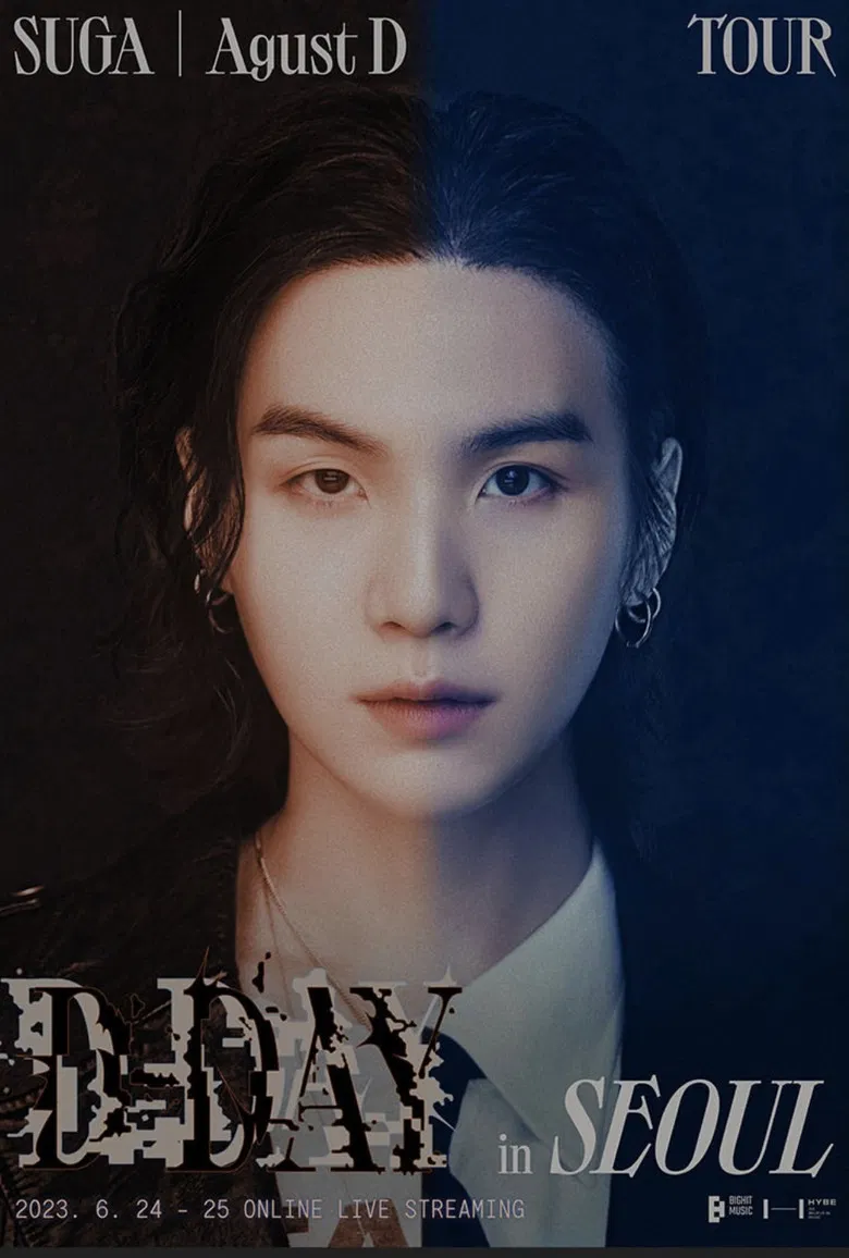 SUGA | Agust D TOUR “D-DAY” in SEOUL: Online Live Streaming Day 02 poster background