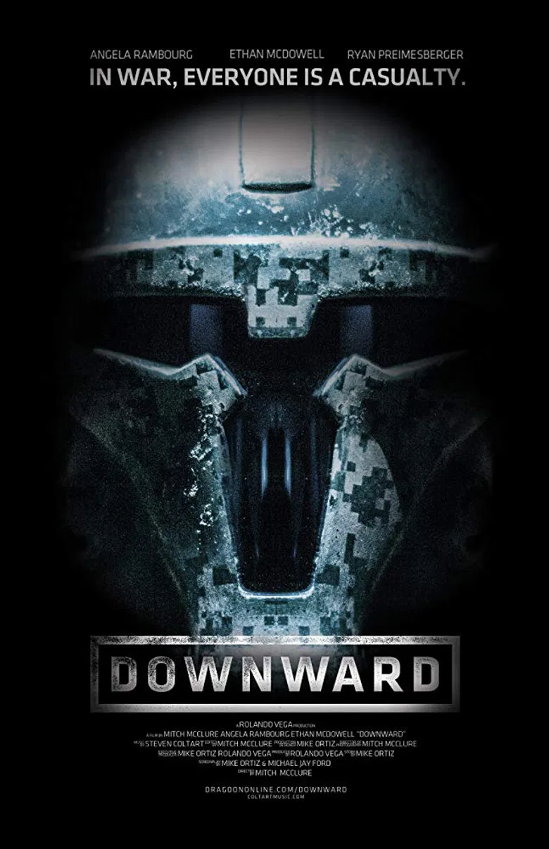 Downward poster background