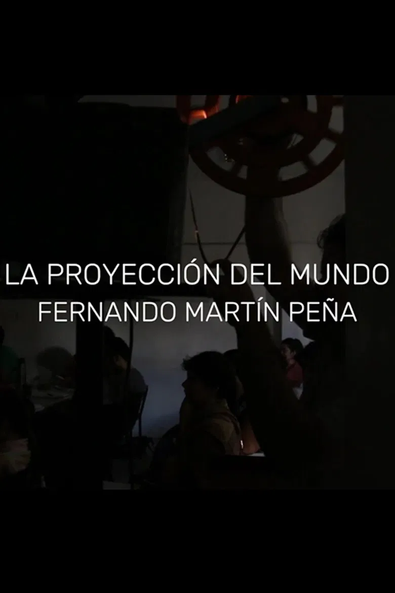 Fernando Martín Peña: La proyección del mundo poster background