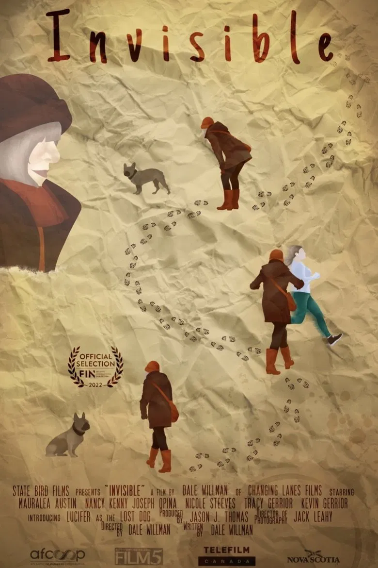 Invisible poster background