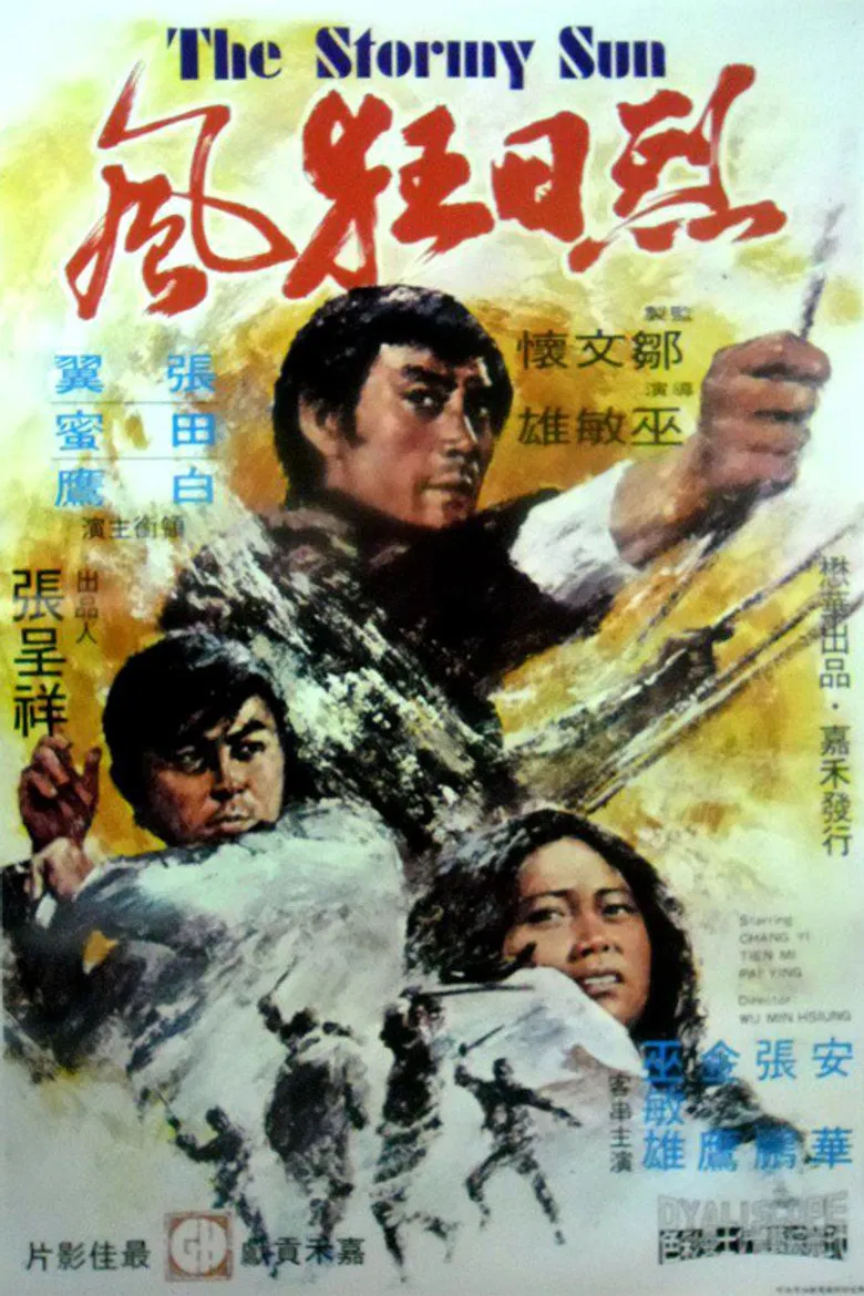 The Stormy Sun poster background