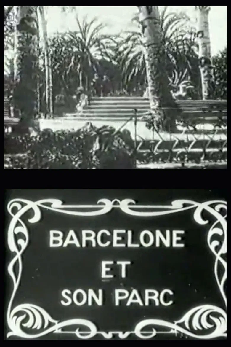Barcelona and Its Park poster background