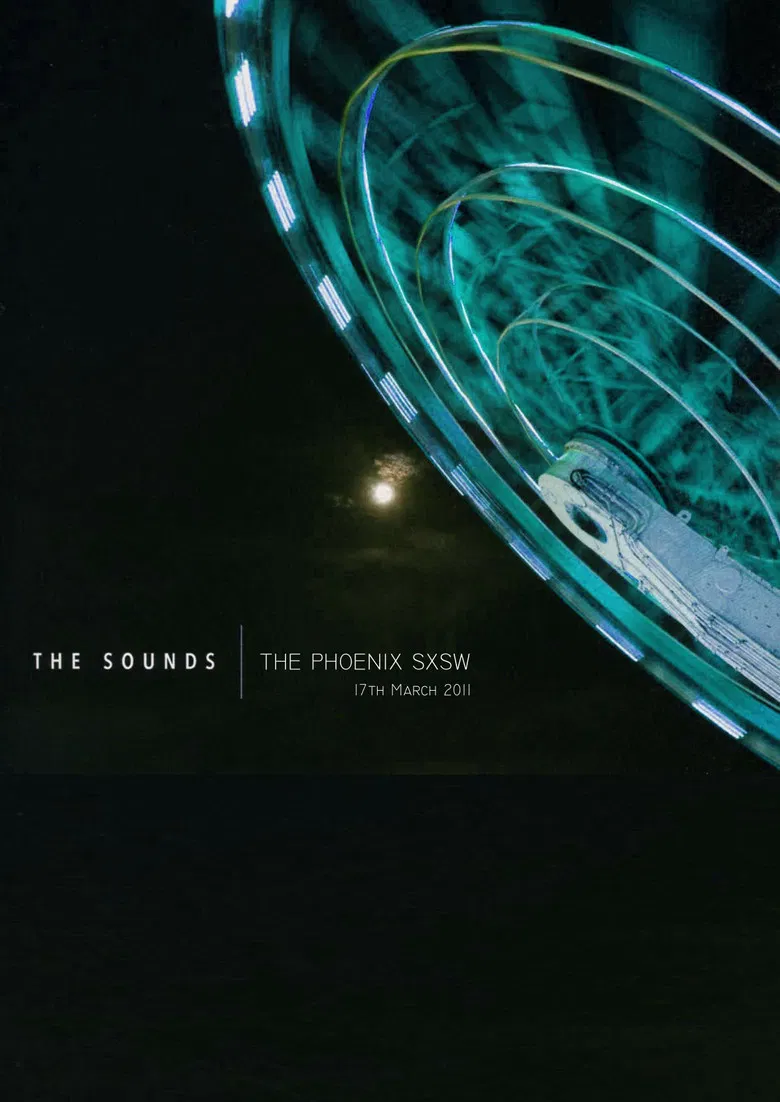 The Sounds: The Phoenix SXSW poster background