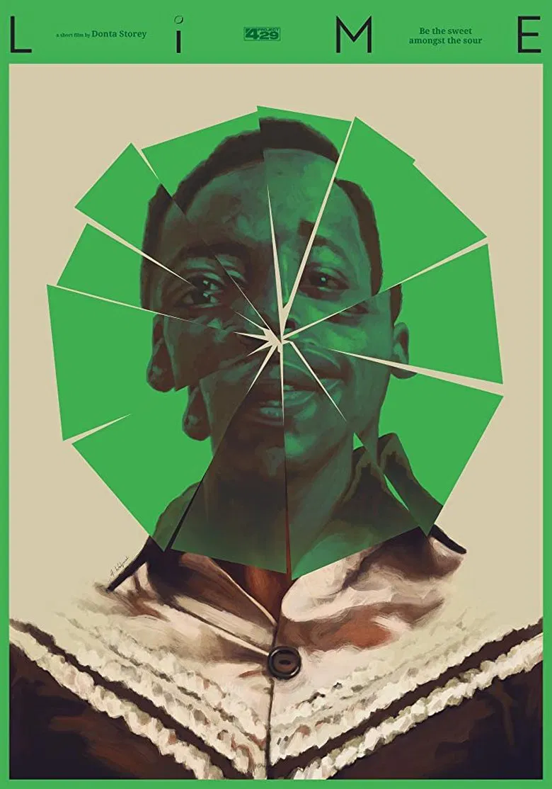 Lime poster background