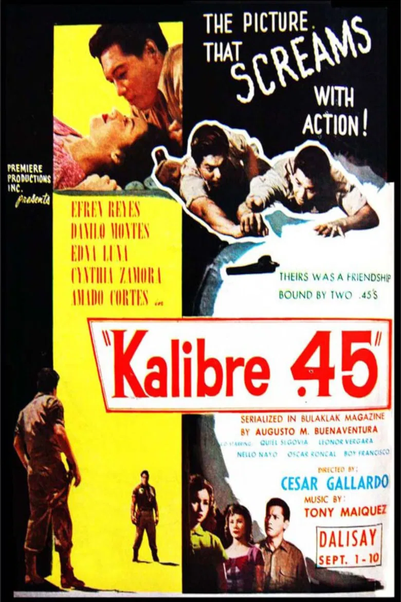 Kalibre .45 poster background