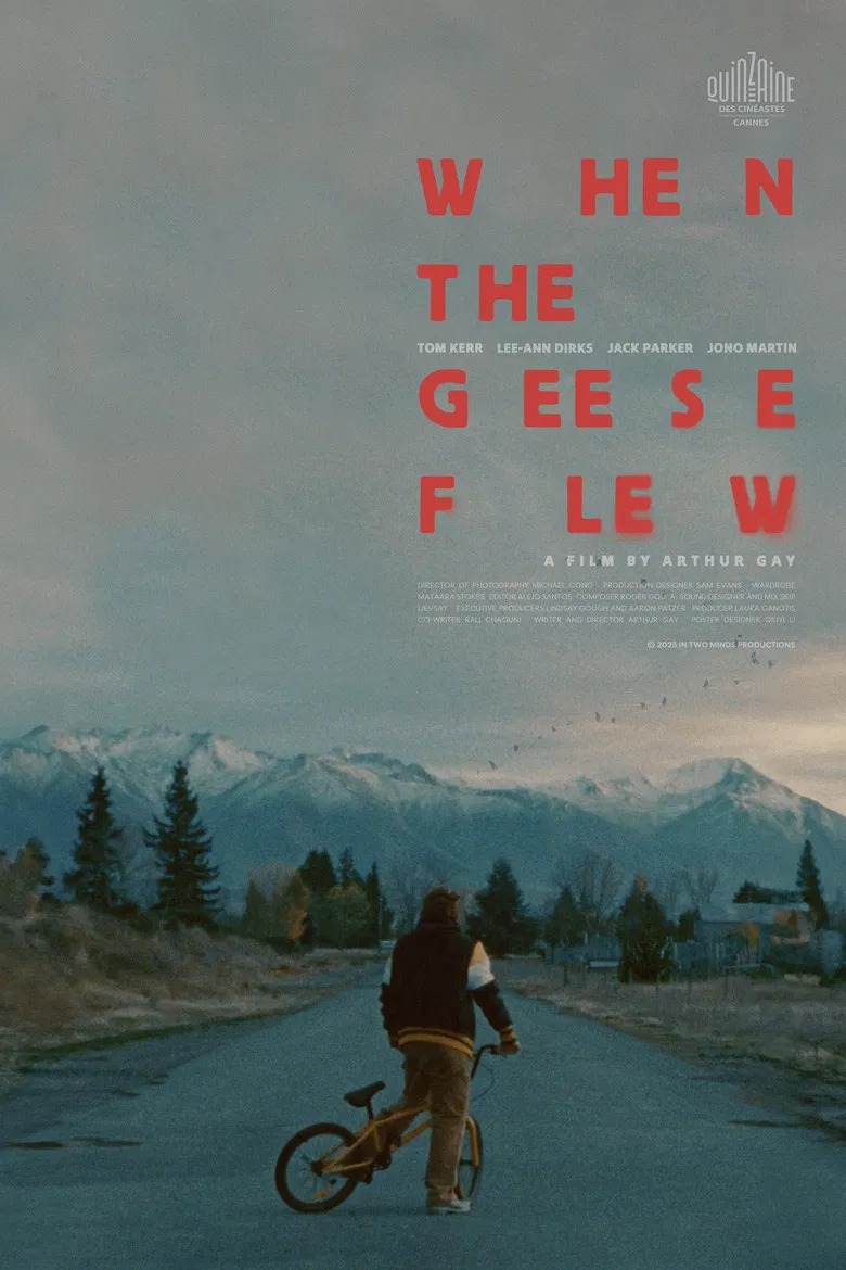 When the Geese Flew poster background