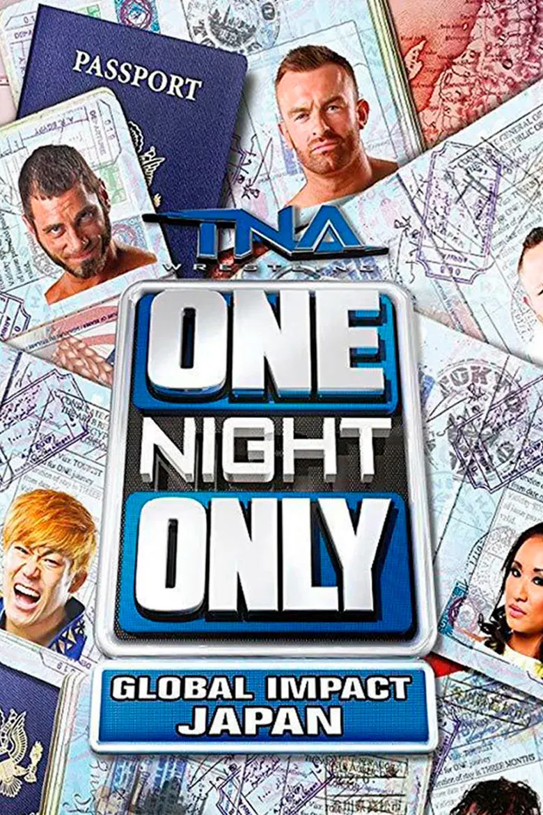 TNA One Night Only: Global IMPACT Japan 2014 poster background