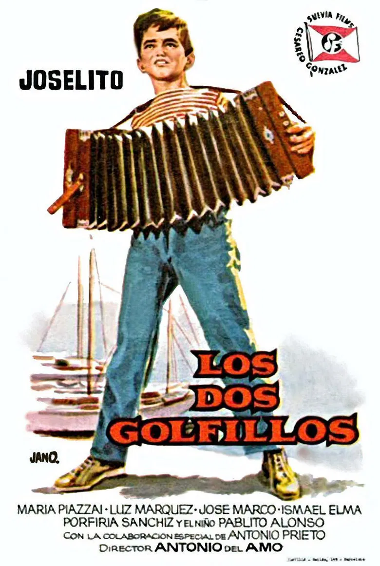 Los dos golfillos poster background