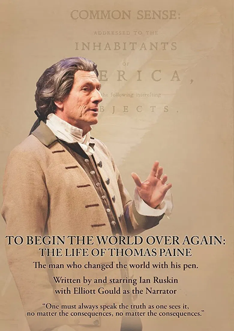 To Begin the World Over Again: The Life of Thomas Paine poster background