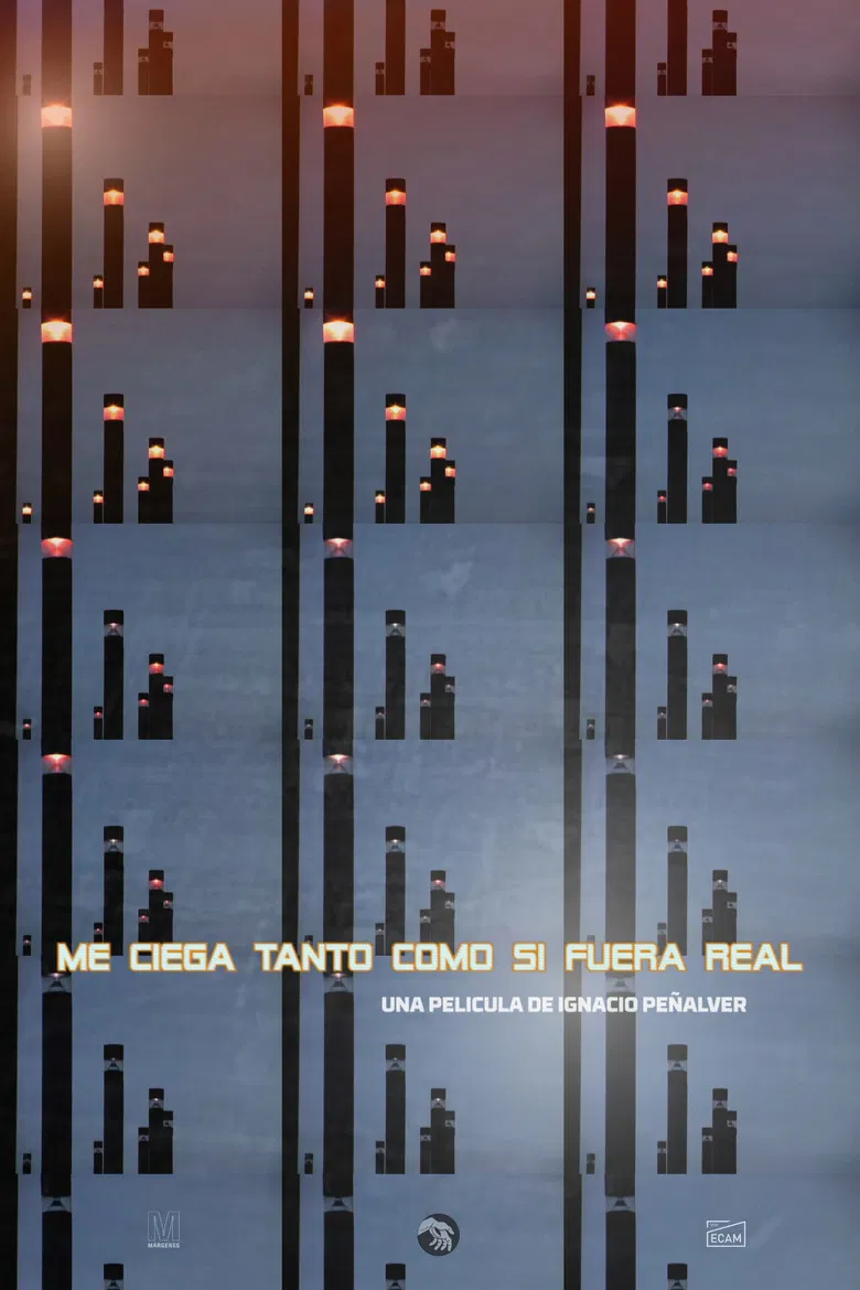 Me ciega tanto como si fuera real poster background