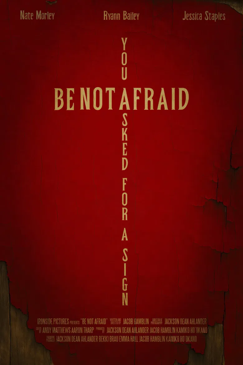Be Not Afraid poster background