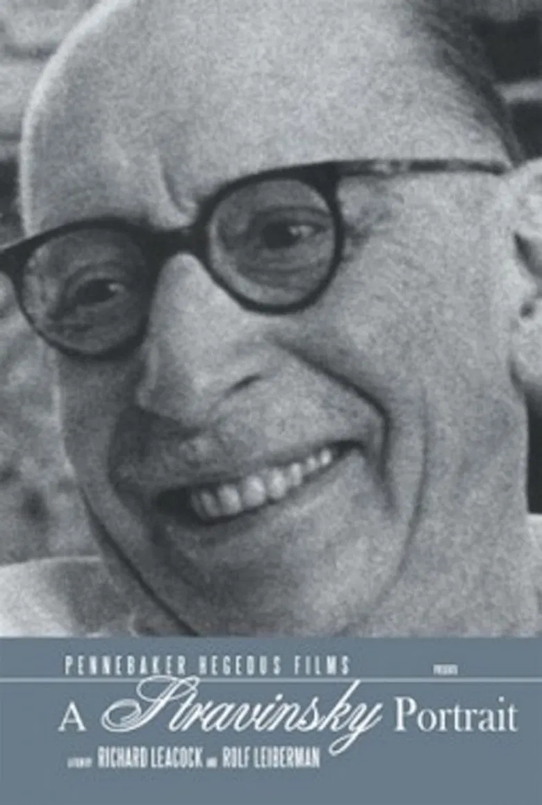 A Stravinsky Portrait poster background