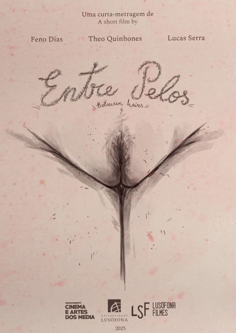 Between Hairs poster background