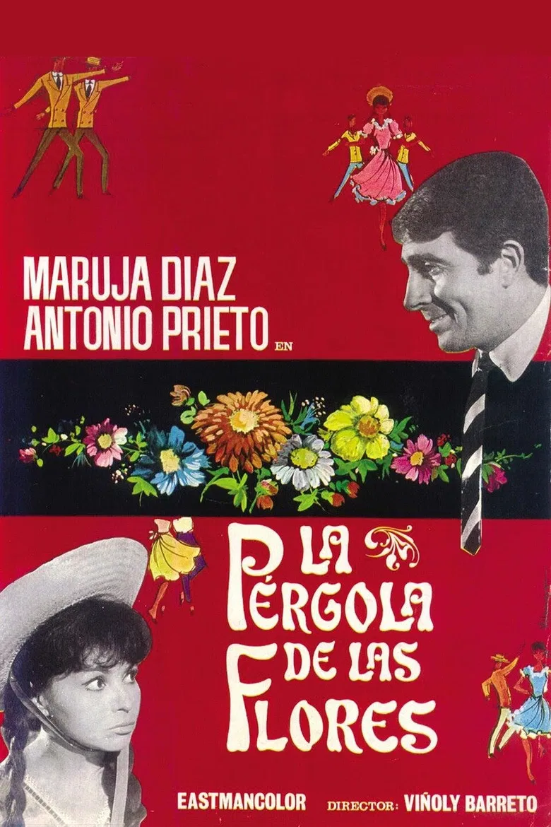 La pérgola de las flores poster background