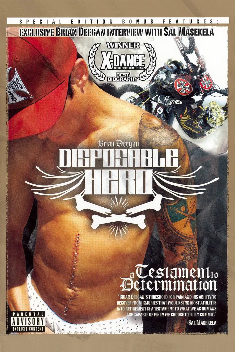 Disposable Hero: The Brian Deegan Story poster background
