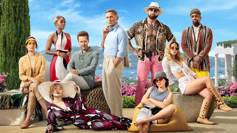 Benoit Blanc looking intently