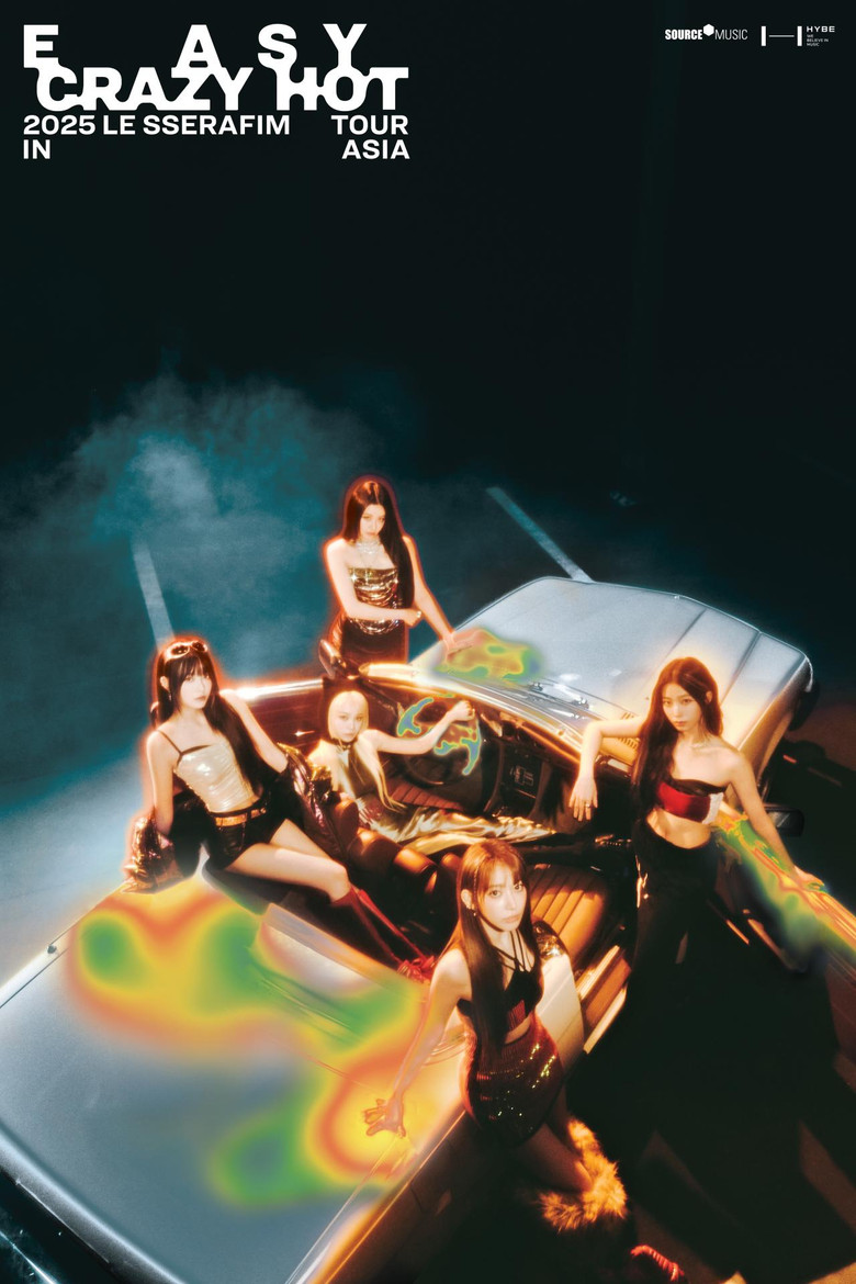 LE SSERAFIM 'Easy Crazy Hot' Tour in Incheon poster background