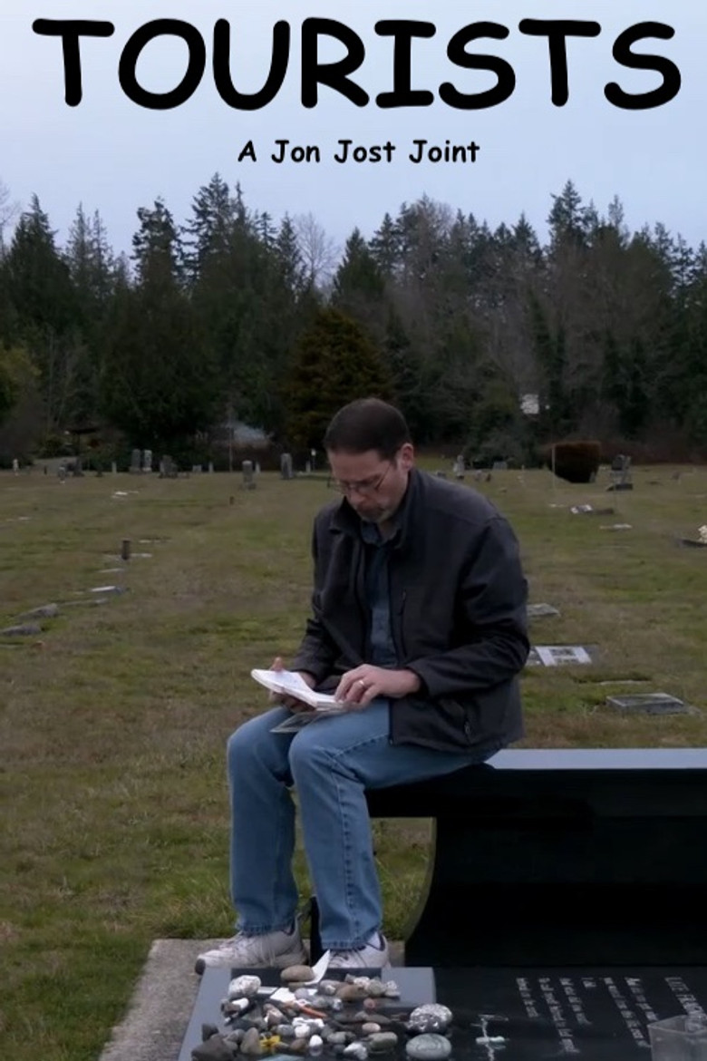 Tourists poster background