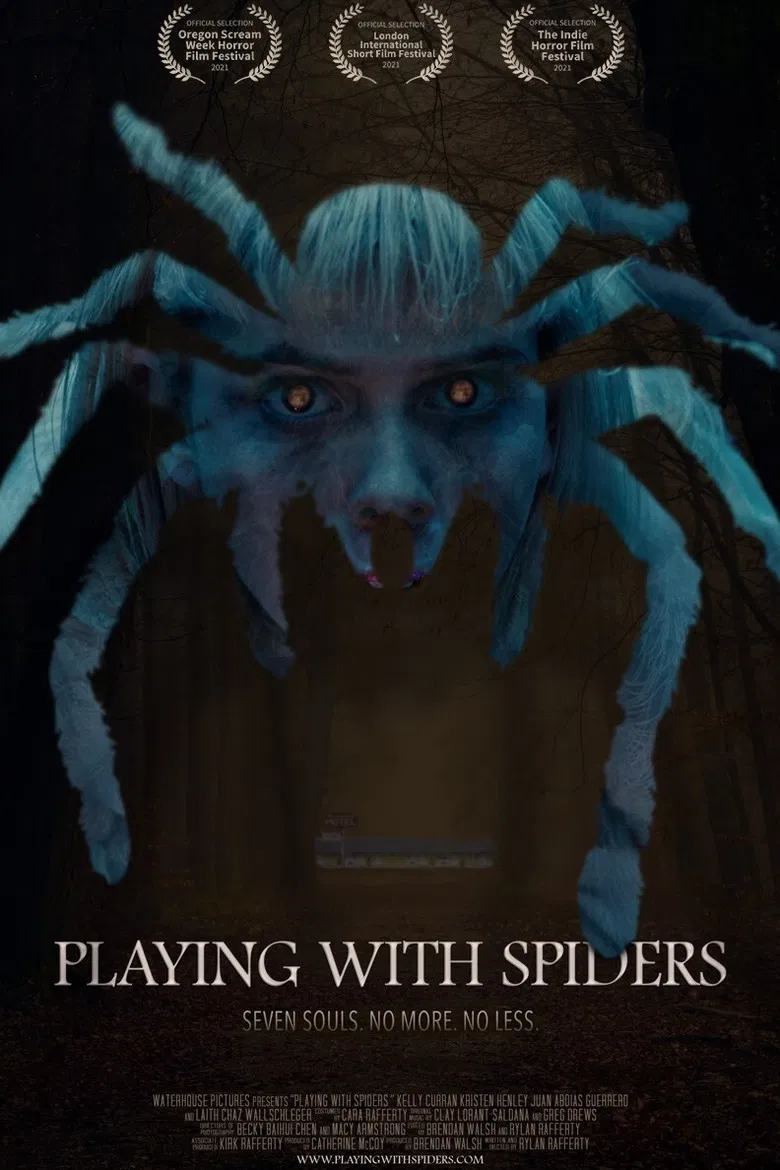 Playing with Spiders poster background