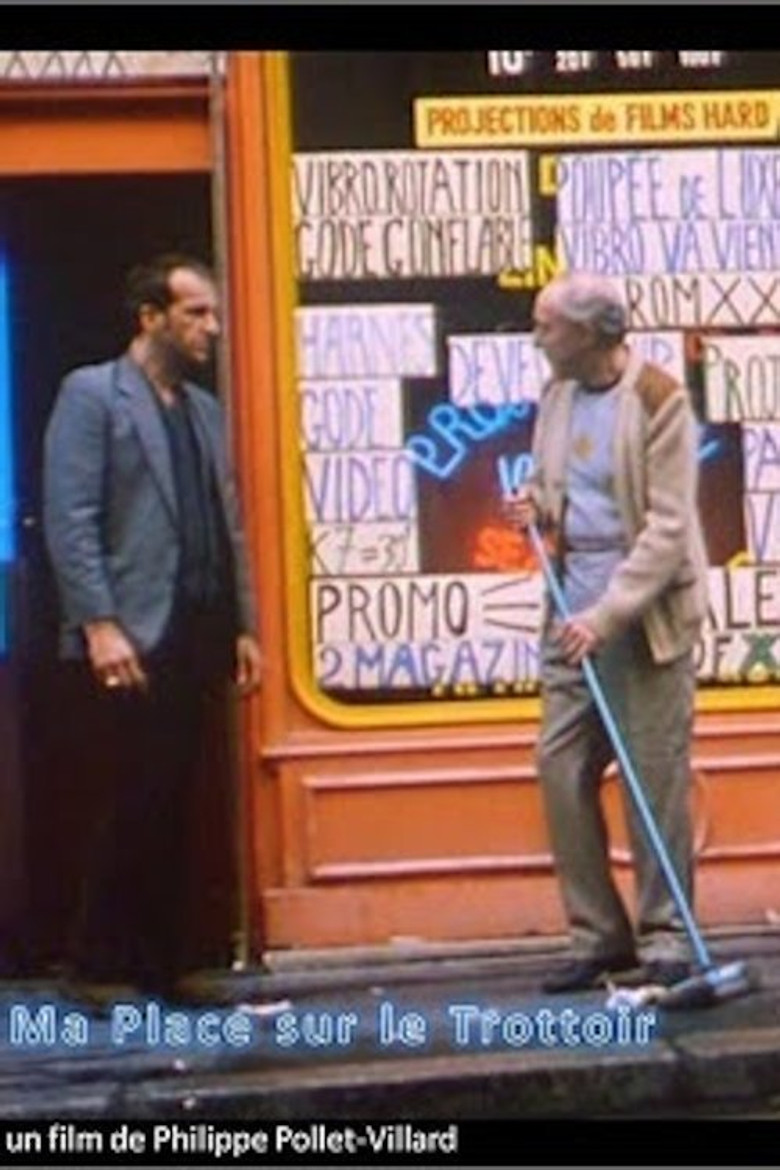 Ma place sur le trottoir poster background