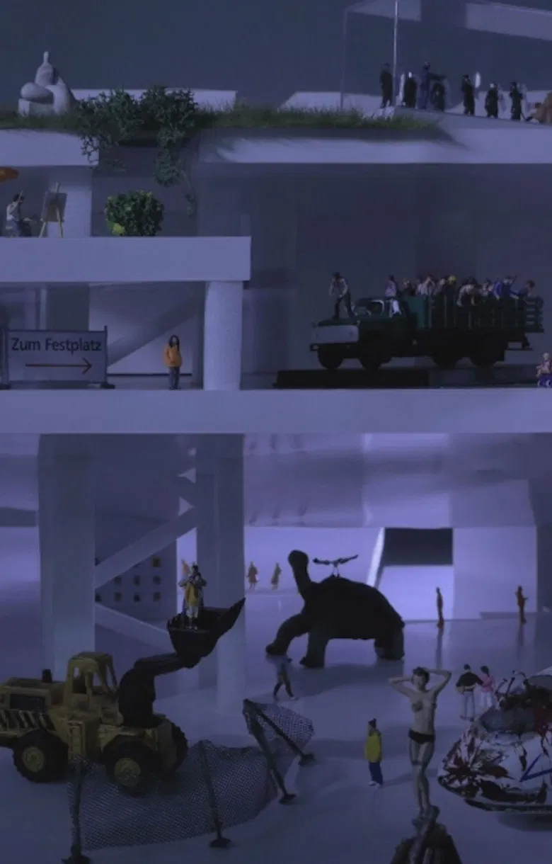 La Town poster background