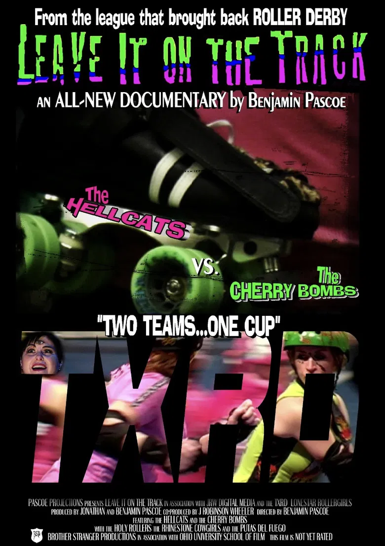 Leave It On The Track poster background