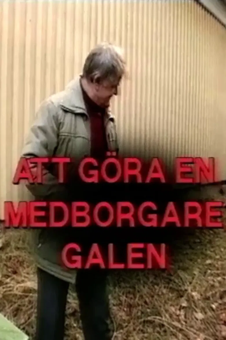 Att göra en medborgare galen poster background