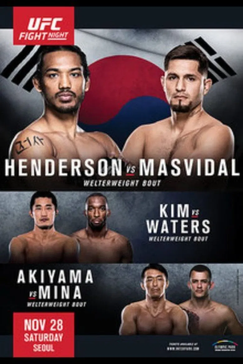 UFC Fight Night 79: Henderson vs. Masvidal poster background