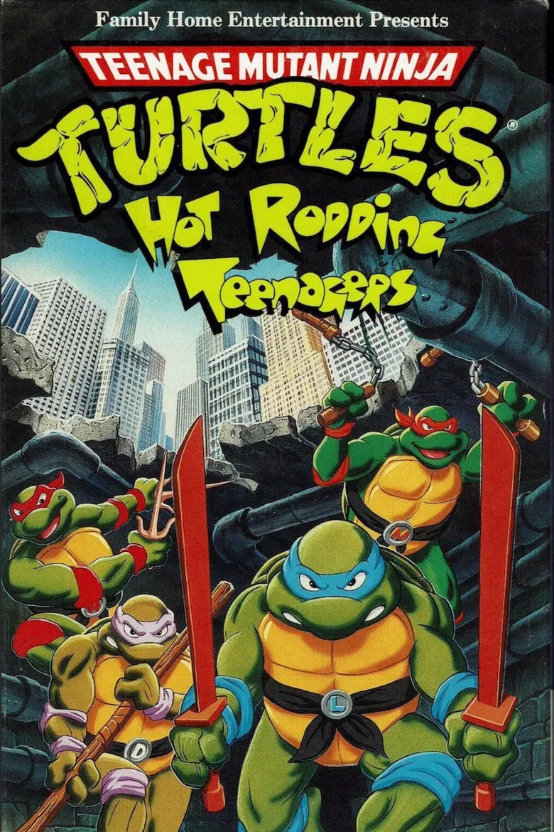 Teenage Mutant Ninja Turtles: Hot Rodding Teenagers poster background