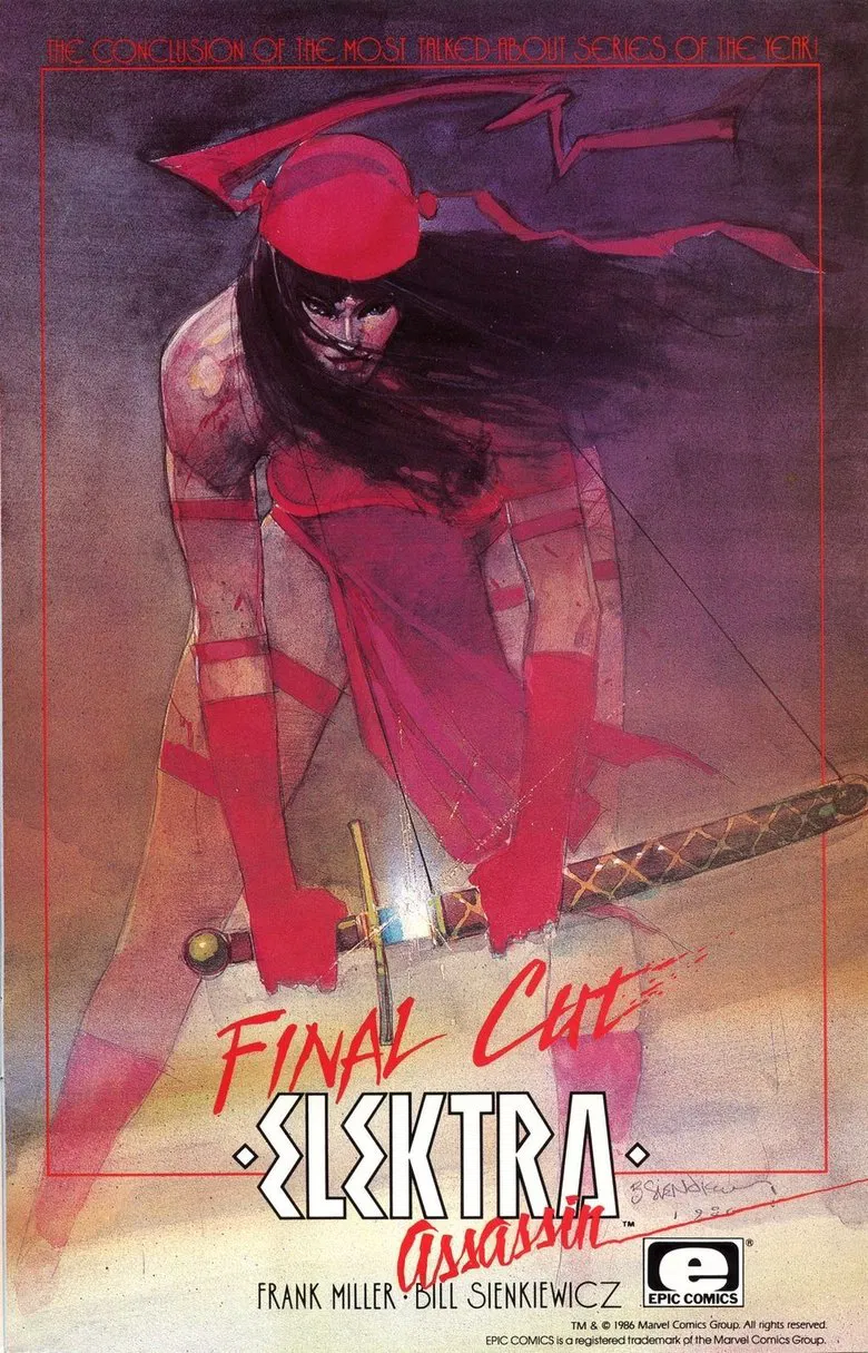 Elektra: Incarnations poster background