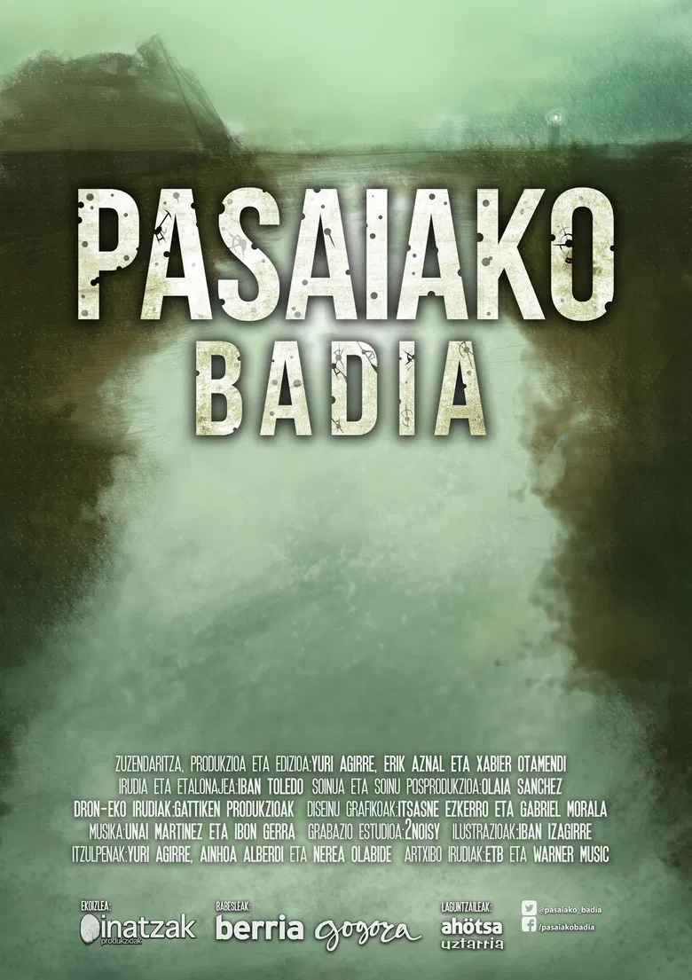 Pasaiako badia poster background