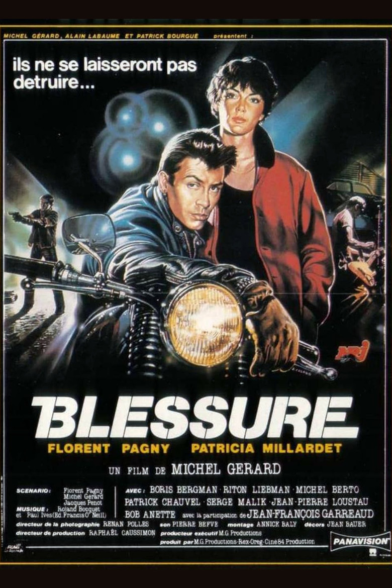 Blessure poster background