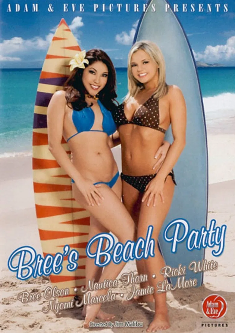 Bree's Beach Party poster background