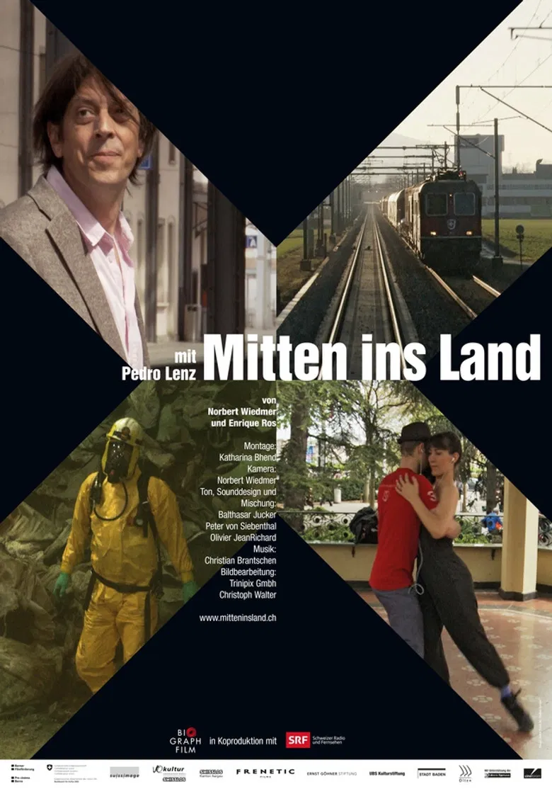 Mitten ins Land poster background