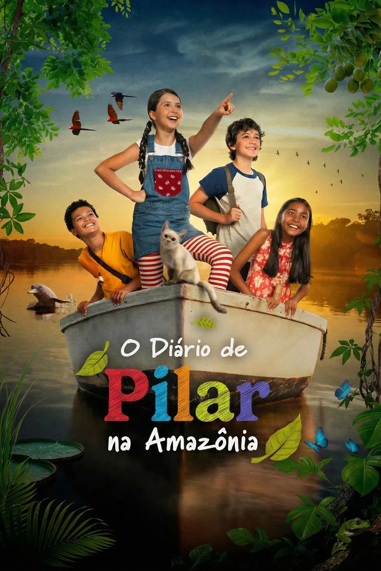 O Diário de Pilar na Amazônia poster background