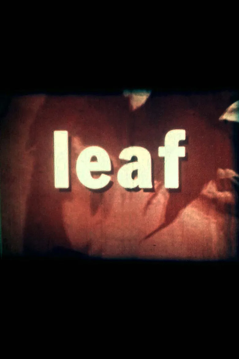 Leaf poster background