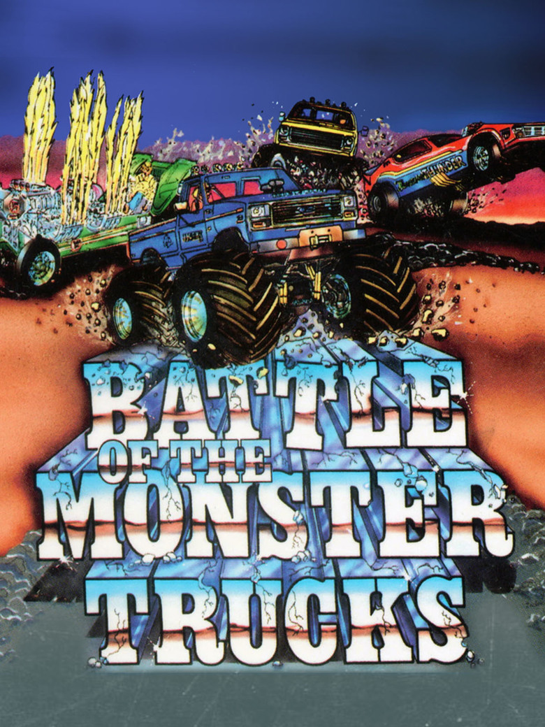 Battle of the Monster Trucks poster background