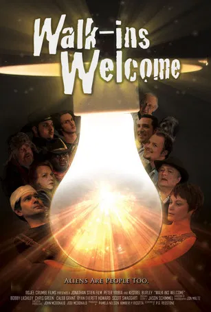 Walk-ins Welcome poster background