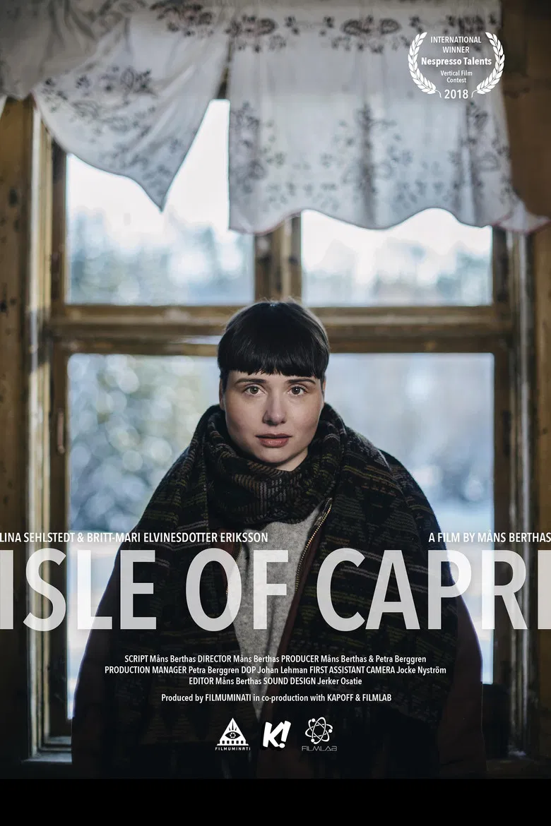 Isle of Capri poster background