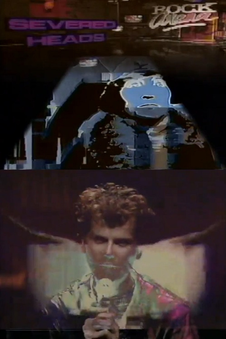 Severed Heads: Live on Rock Arena poster background