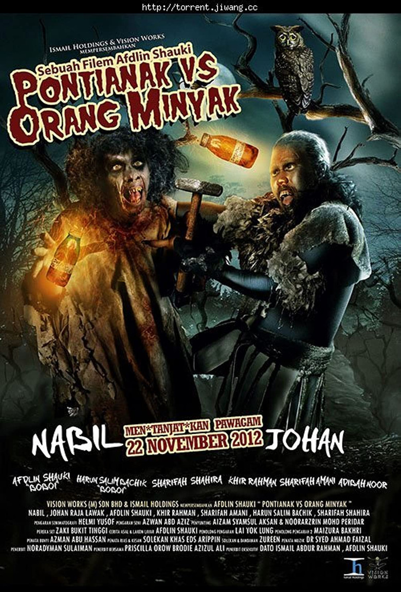 Pontianak Vs Orang Minyak poster background