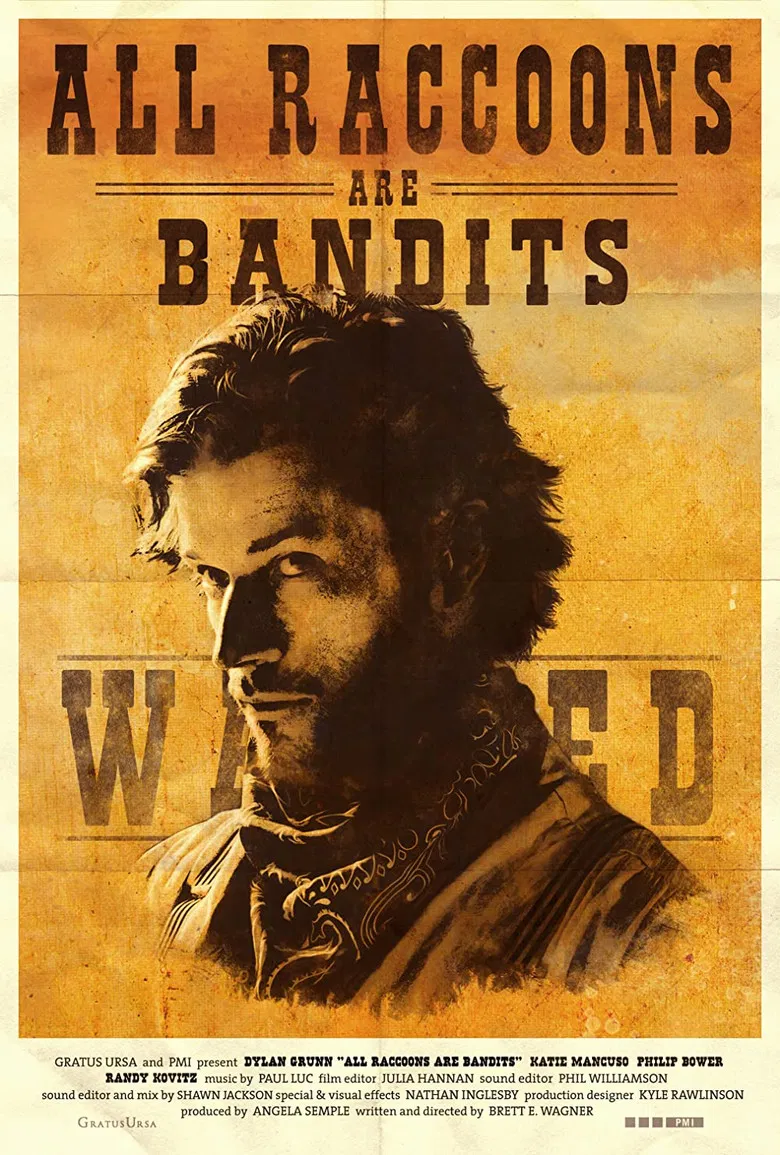 All Raccoons Are Bandits poster background