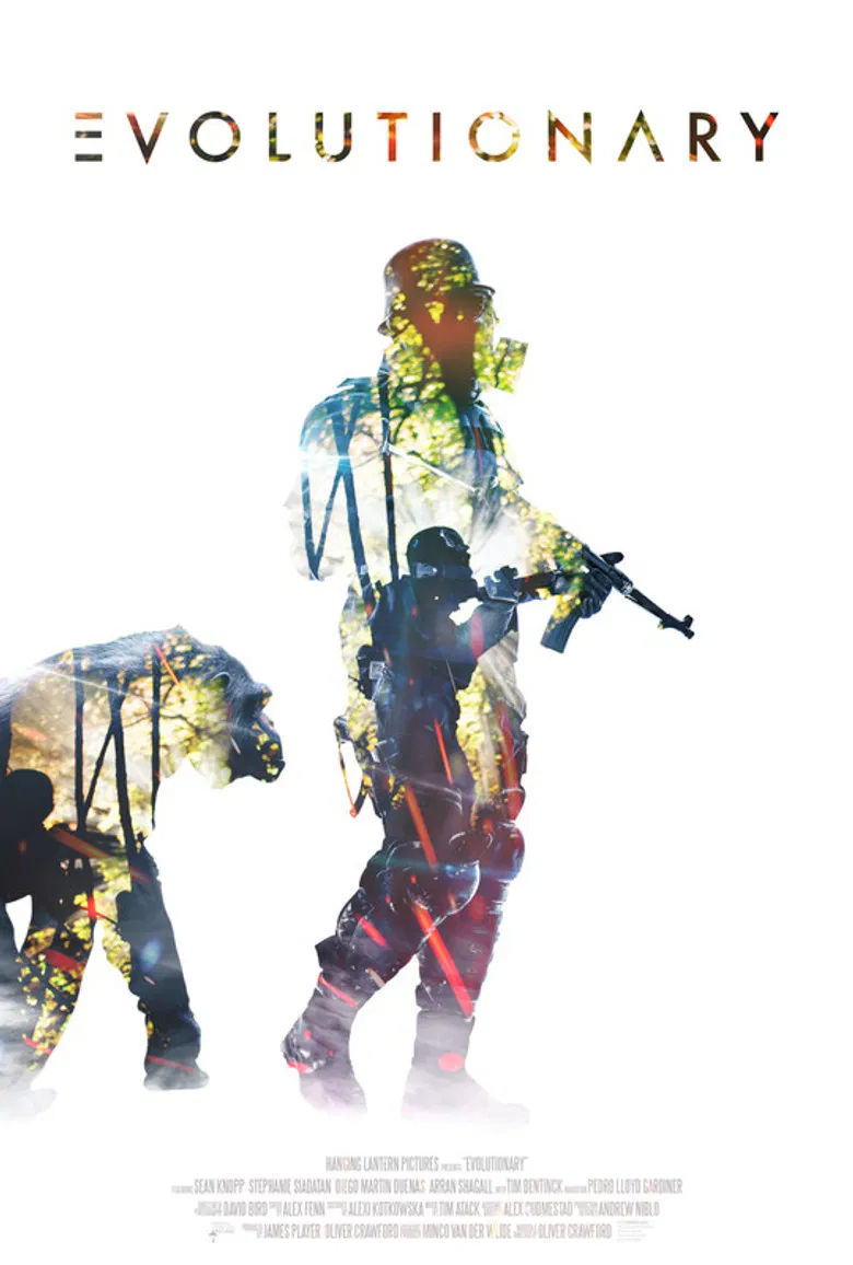 Evolutionary poster background