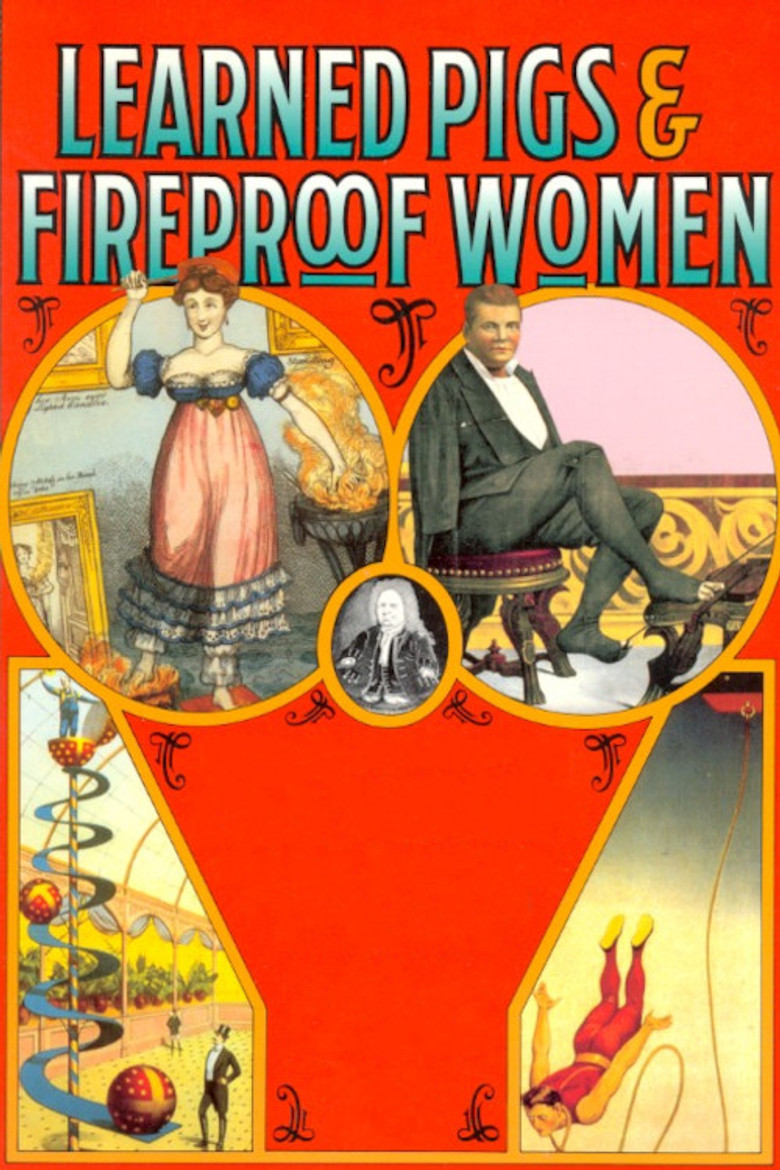 Learned Pigs and Fireproof Women poster background