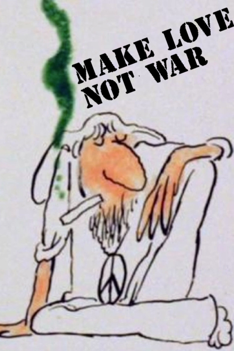 Make Love, Not War poster background