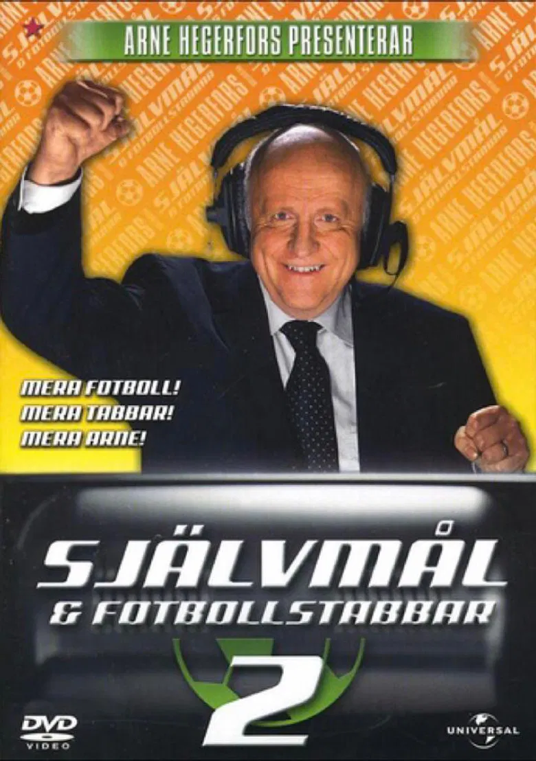 Arne Hegerfors presenterar: Självmål & Fotbollstabbar 2 poster background