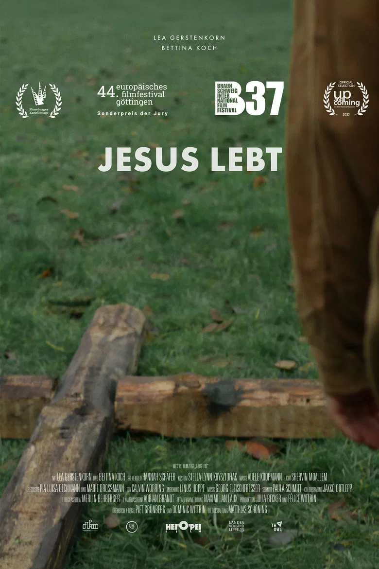 Jesus lebt poster background