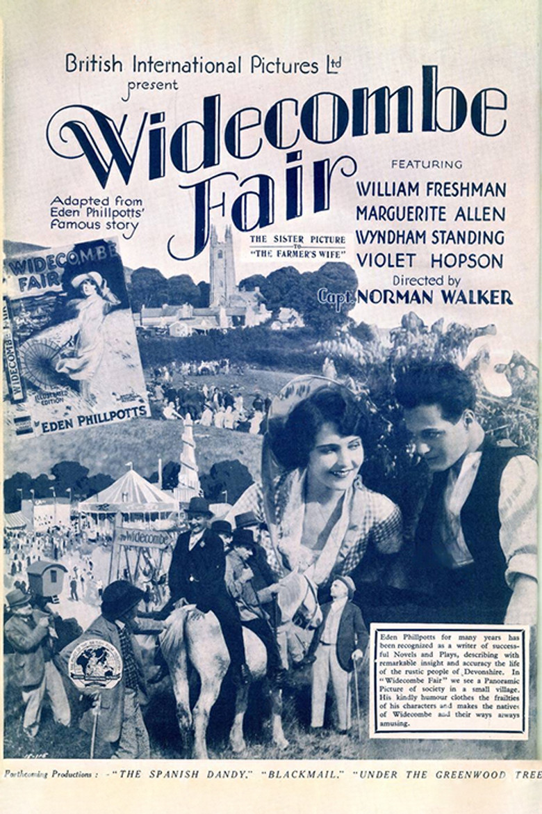 Widecombe Fair poster background