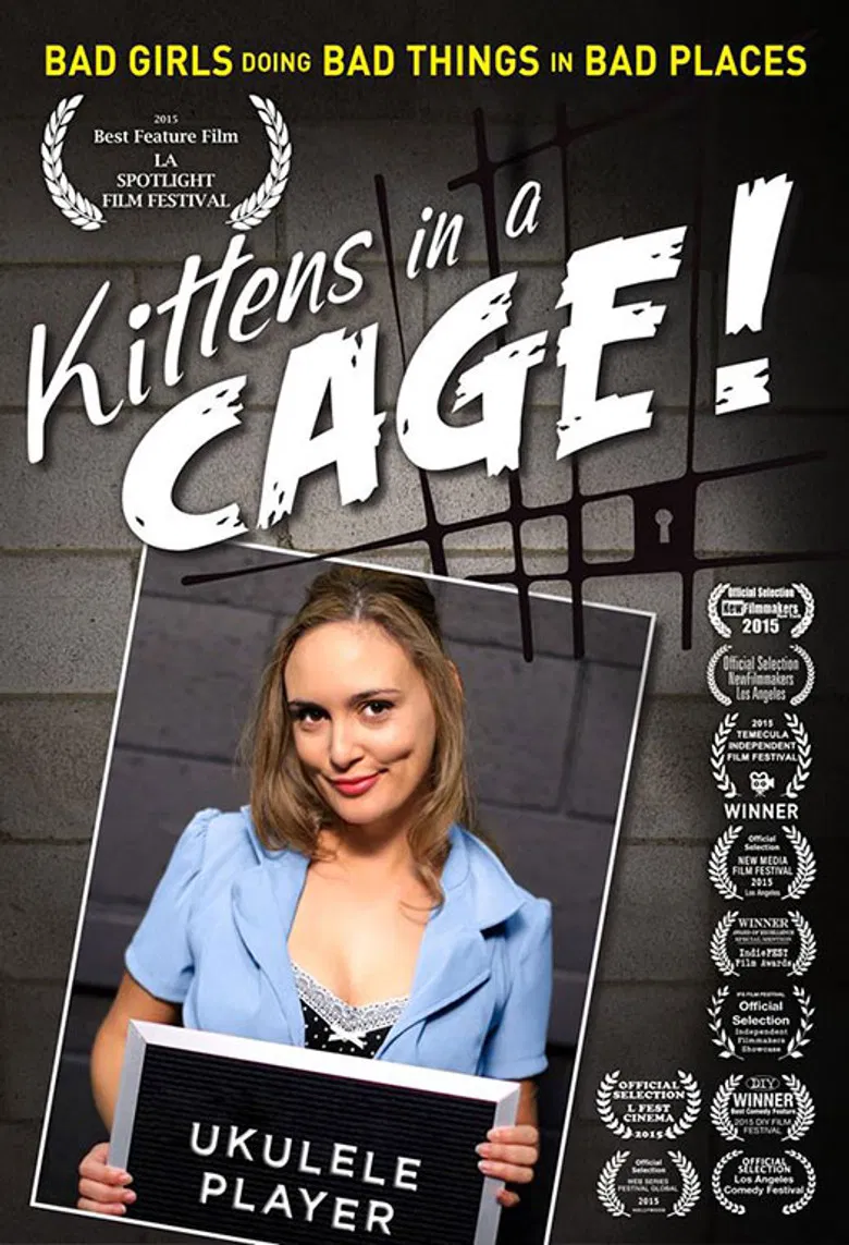 Kittens in a Cage poster background